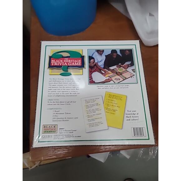 The Black Heritage Trivia Game Geebee 2005 African American 30007 -- New in Box - Picture 3 of 3